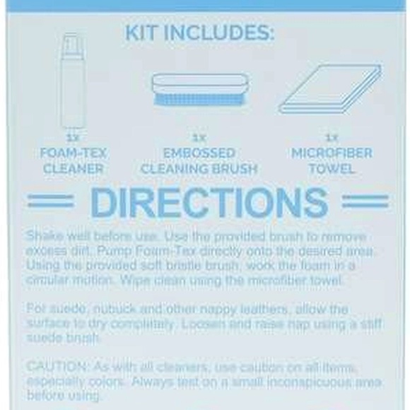 Foam-Tex fOaMiNg Cleaner KiT suede leather sneakers shoes boots foamtex ANGELUS - Picture 4 of 8